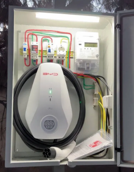 Установка зарядки для электромобиля - Электромонтажные услуги